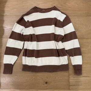 Brandy Melville Striped Crewneck Sweater